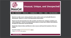 Desktop Screenshot of masscat.org